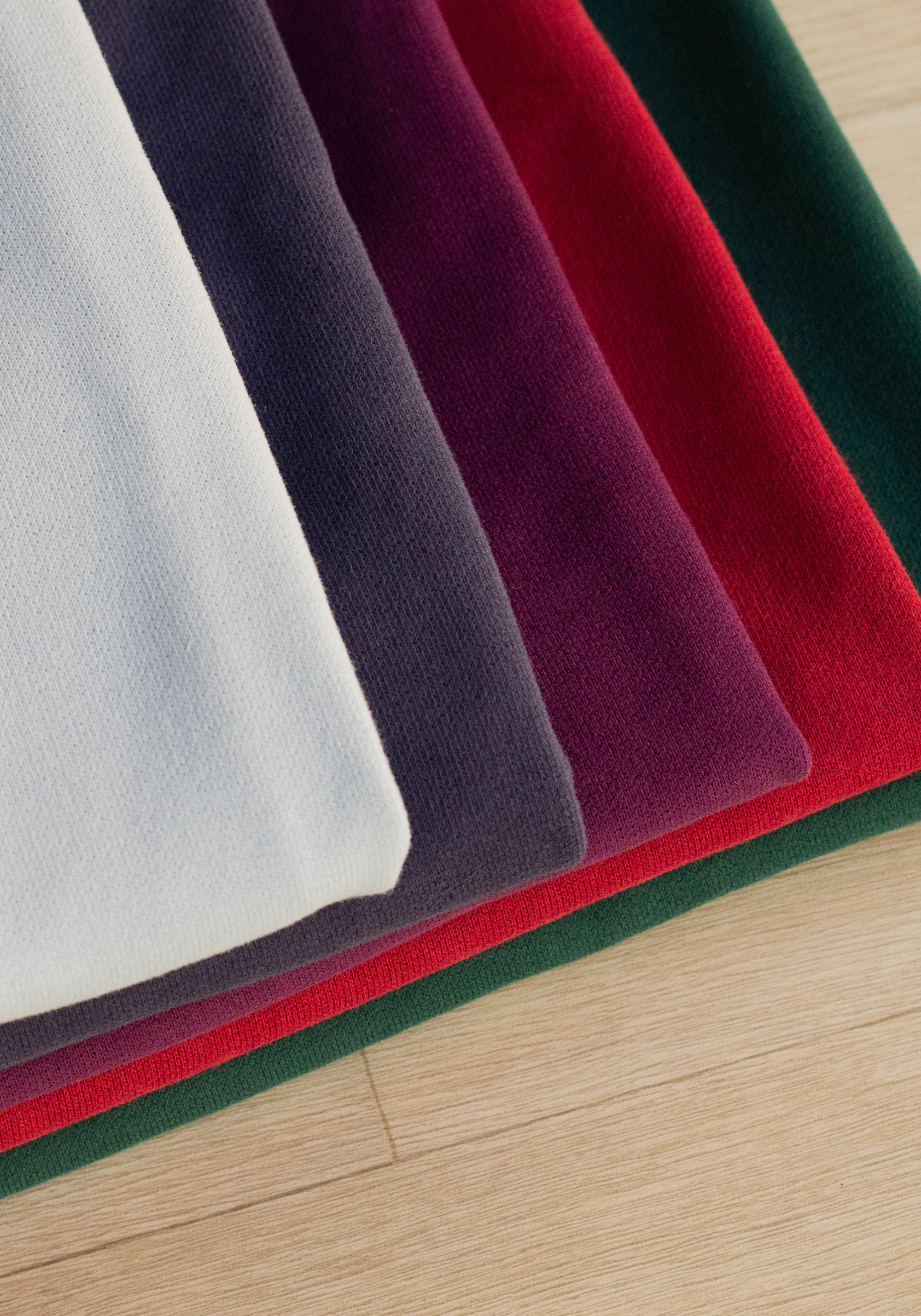 French Terry Sweatshirt Fabric - Multiple Colors