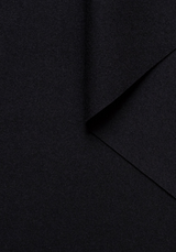 Lainage Flanelle manteau – 100% Laine - Noir