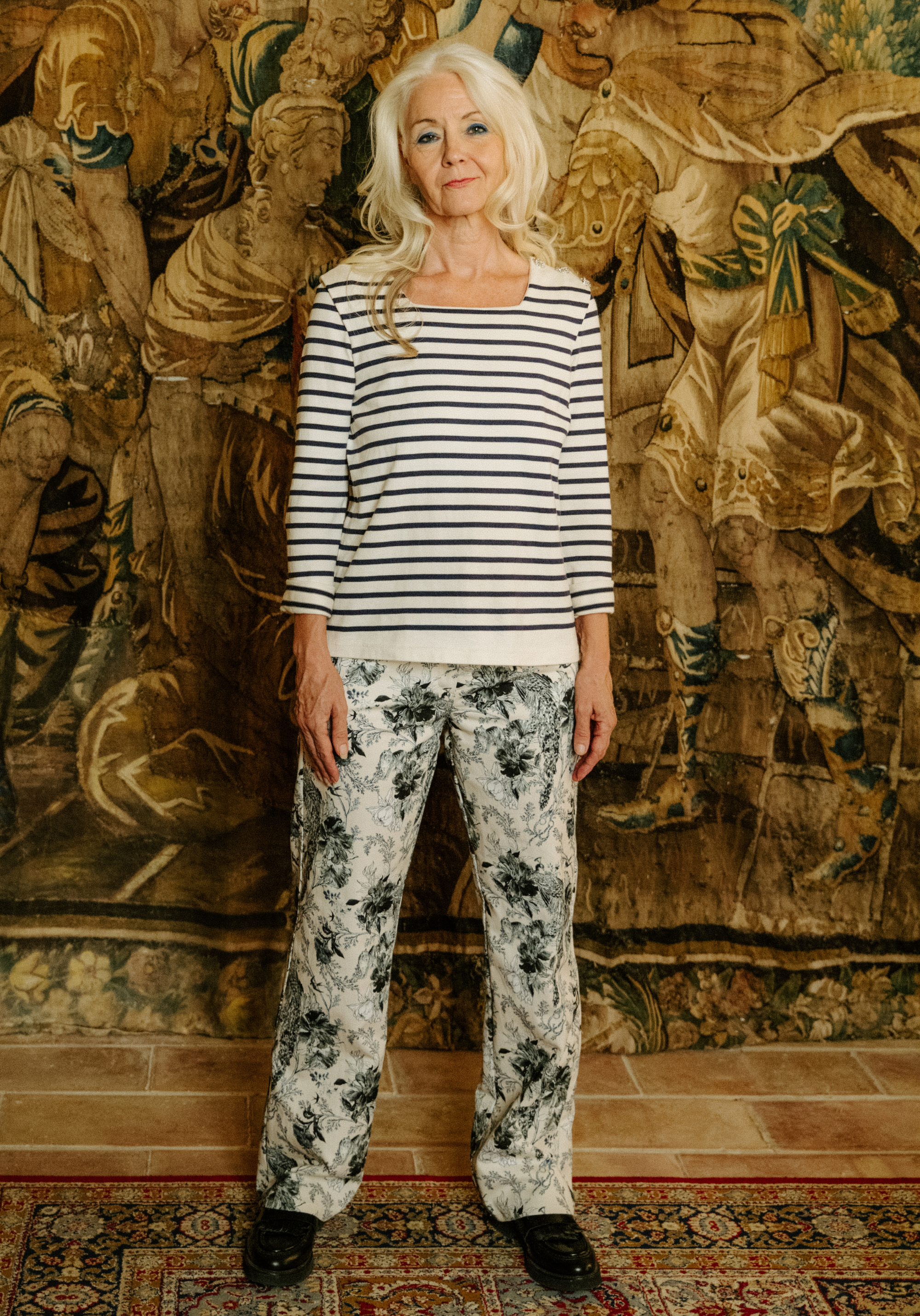 Manifesto printed cotton gabardine fabric - Several colours