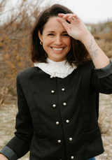 Patron PDF gratuit col Froufrou – Col amovible à volants / PDF (A4, A0, US Letter)