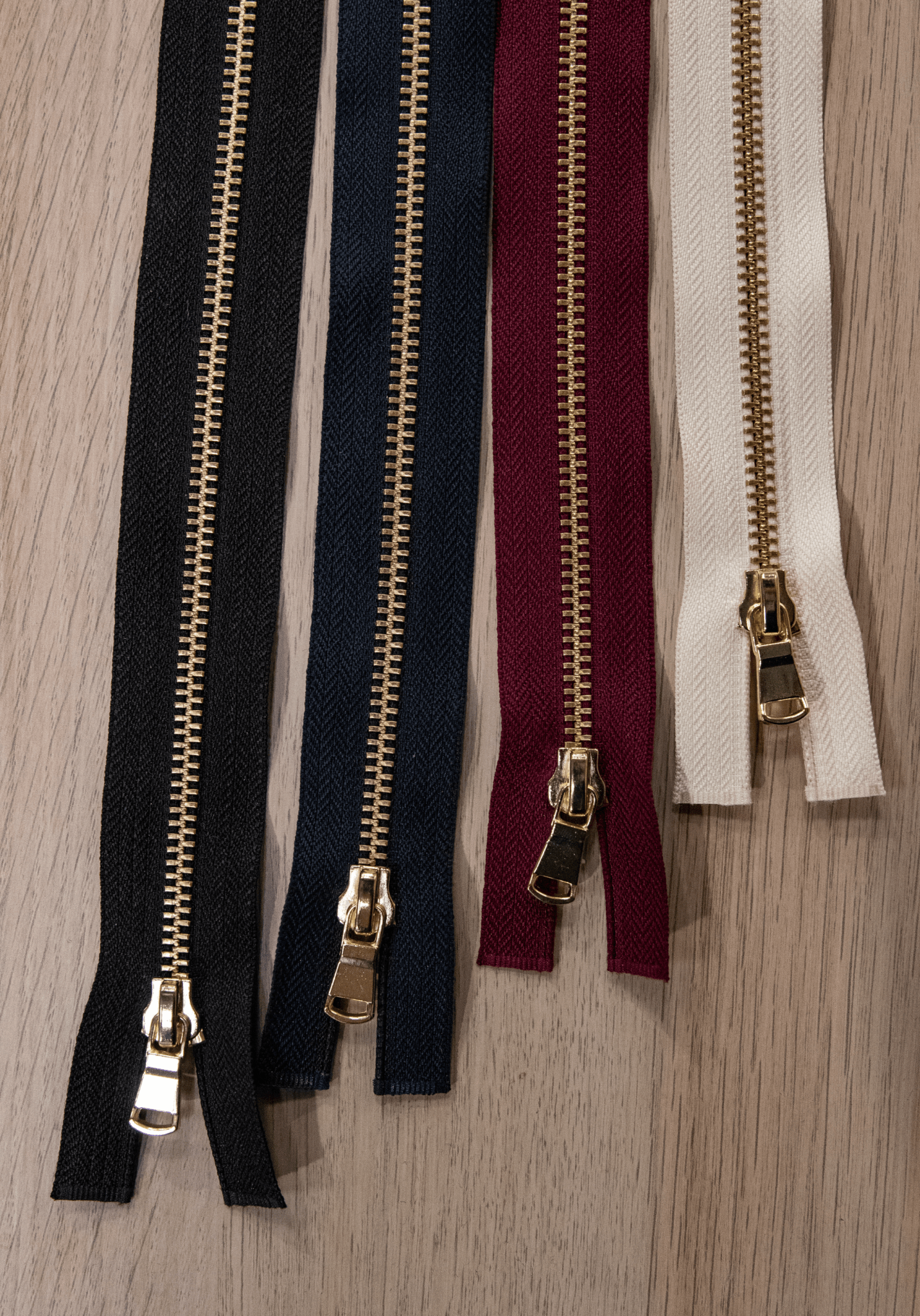 Zip 45 cm séparable pour veste et blouson - Plusieurs coloris - Maison Fauve