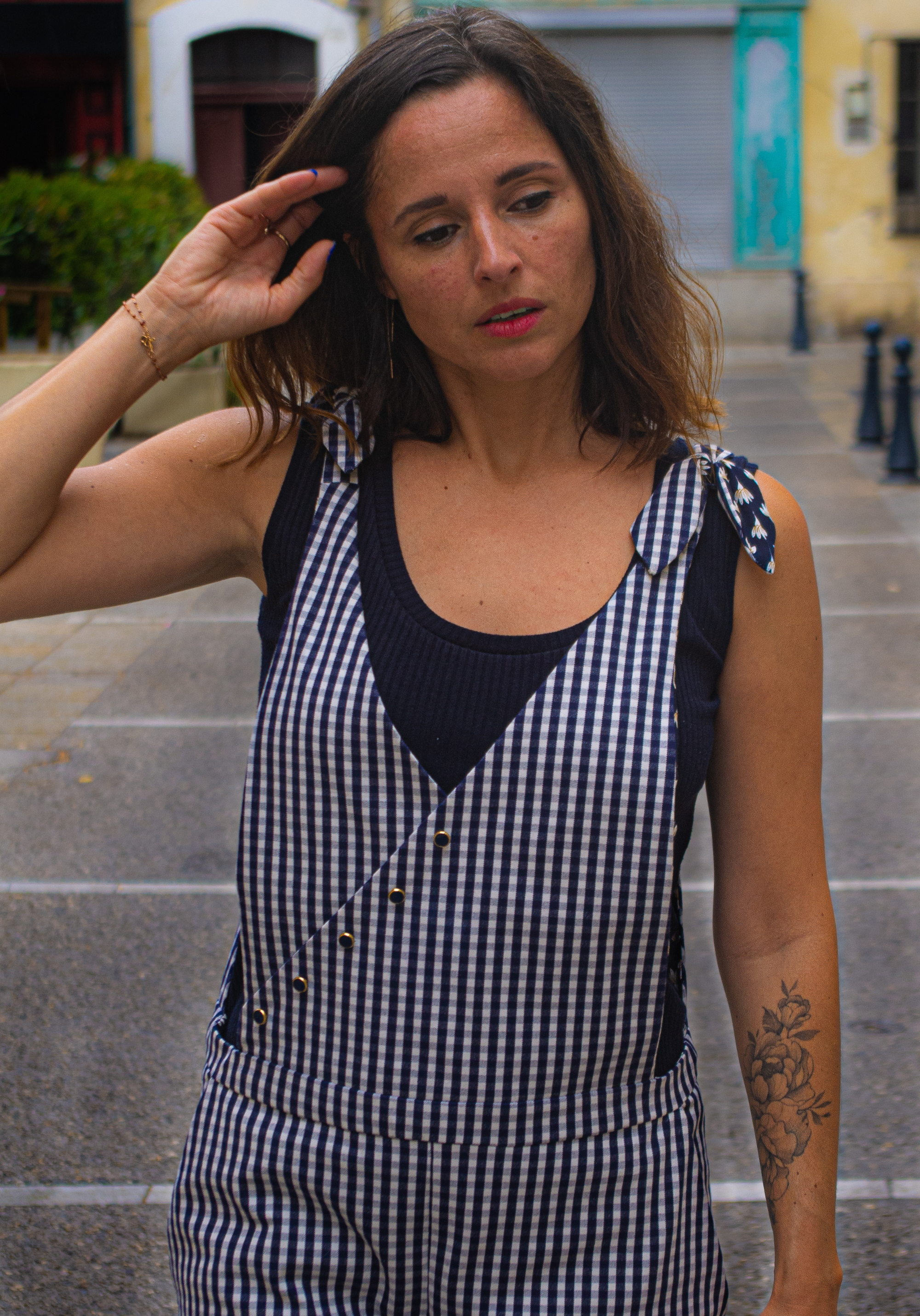Patron couture salopette Sailor / PDF (A4, A3, A0, US Letter) - Cadres, Calques par Taille, Vidéoprojection