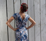 Patron couture robe, top Leaf / PDF (A4, A3, A0, US Letter) – Tailles 34 à 56 – Cadres, Calques par Taille, Vidéoprojection