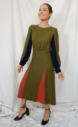 Sonia long dress pattern / PDF (A4, A3, A0, US Letter) - Frames, Layers by Size, Video projection