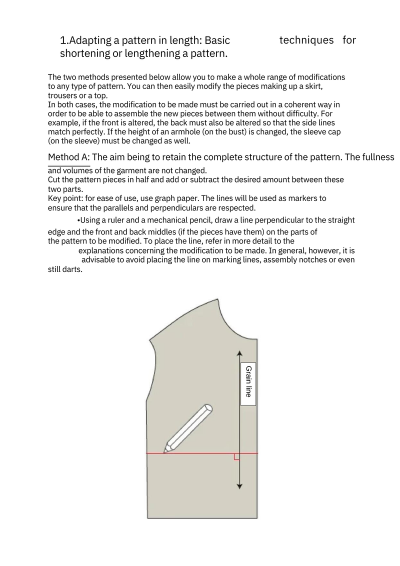 A Short Guide to Sewing made to measure by Maison Fauve:  How to adapt sewing patterns to your body shape.