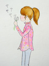 Patron couture blouse fille Miss Dahlia / PDF (A4, A3, A0, US Letter) - Cadres, Calques par Taille, Vidéoprojection