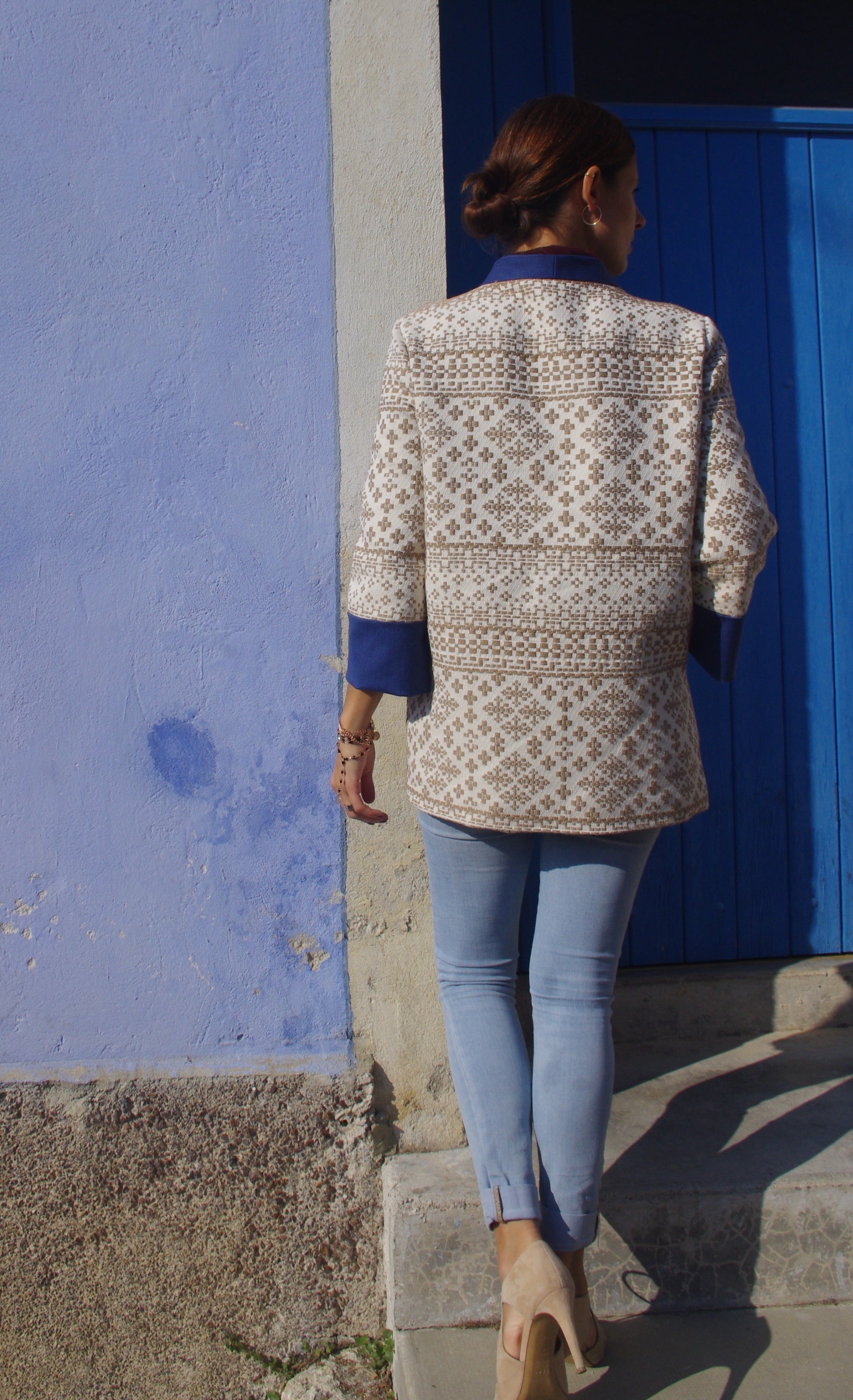 Patron couture veste Sable / PDF (A4, A3, A0, US Letter) – Tailles 34 à 56 – Cadres, Calques par Taille, Vidéoprojection