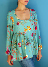 Patron couture robe, blouse encolure carrée Sybil / PDF (A4, A3, A0, US Letter) - Cadres, Calques par Taille, Vidéoprojection