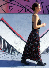 Ivy Ruffled Long Skirt Sewing Pattern / PDF (A4, A3, A0, US Letter) - Frames, Layers by Size, Video Projection