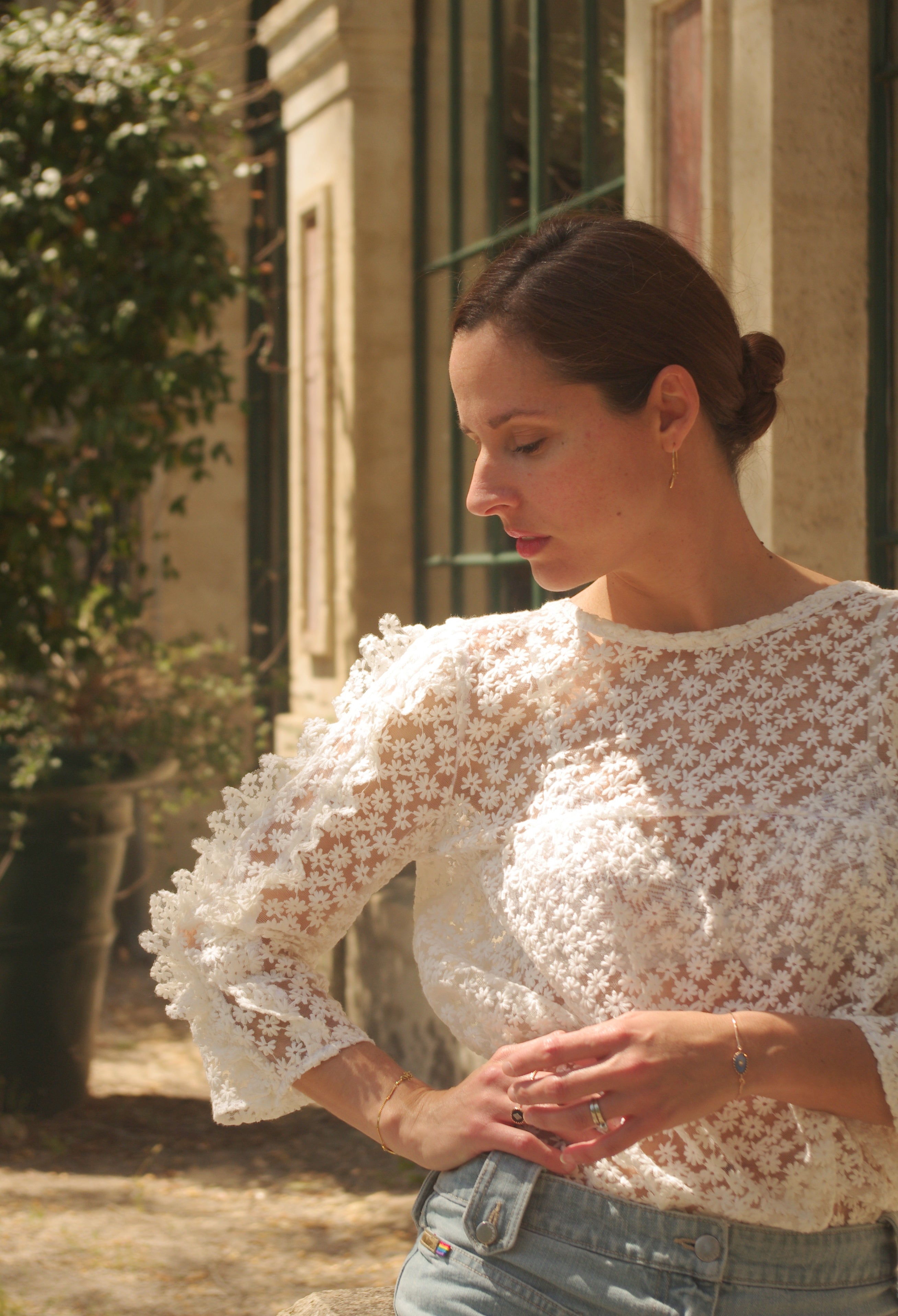 Patron couture blouse, top Panama / PDF (A4, A3, A0, US Letter) - Cadres, Calques par Taille, Vidéoprojection