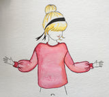 Patron couture sweat enfant Miss Granite / PDF (A4, A3, A0, US Letter) - Cadres, Calques par Taille, Vidéoprojection