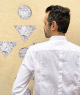 Patron couture chemise homme Sparrow / PDF (A4, A3, A0, US Letter) - Cadres, Calques par Taille, Vidéoprojection