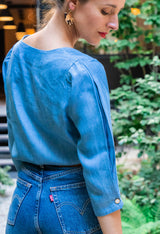 Patron couture robe, top Niki / PDF (A4, A3, A0, US Letter) – Tailles 34 à 56 – Cadres, Calques par Taille, Vidéoprojection