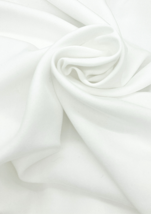 Tissu tencel uni blanc