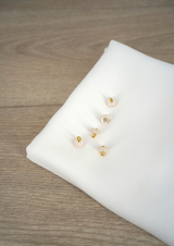 Wink Glossy Mother-of-pearl Sew-on Button 10mm - Various colours