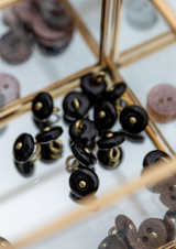 Bouton à queue Wink noir 10 mm