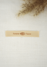 Étiquettes à coudre Femme Fauve - Le lot de 6 étiquettes - Maison Fauve