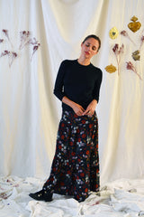 Ivy Ruffled Long Skirt Sewing Pattern / PDF (A4, A3, A0, US Letter) - Frames, Layers by Size, Video Projection