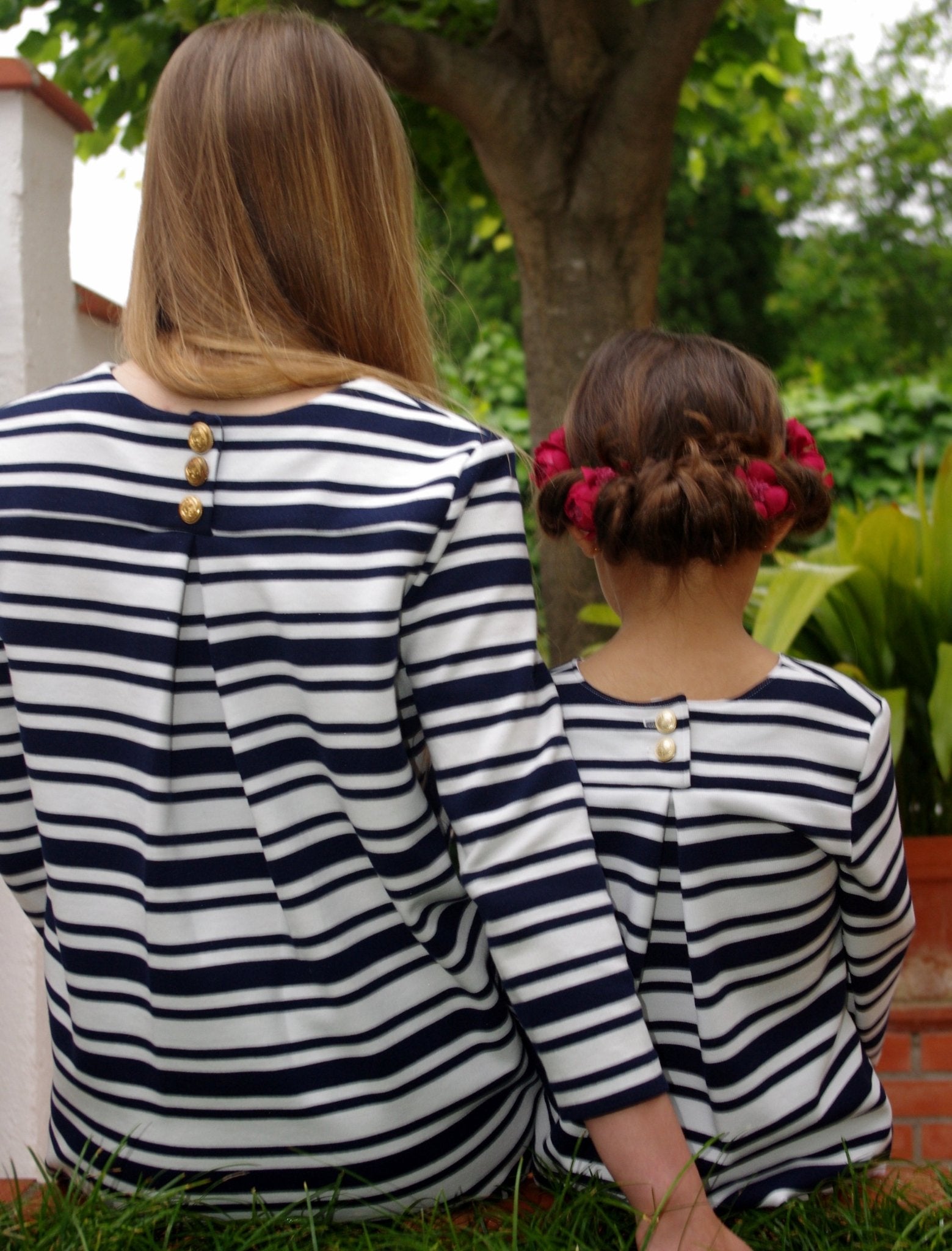 Patron couture blouse fille Miss Violette / PDF (A4, A3, A0, US Letter) - Cadres, Calques par Taille, Vidéoprojection - Maison Fauve