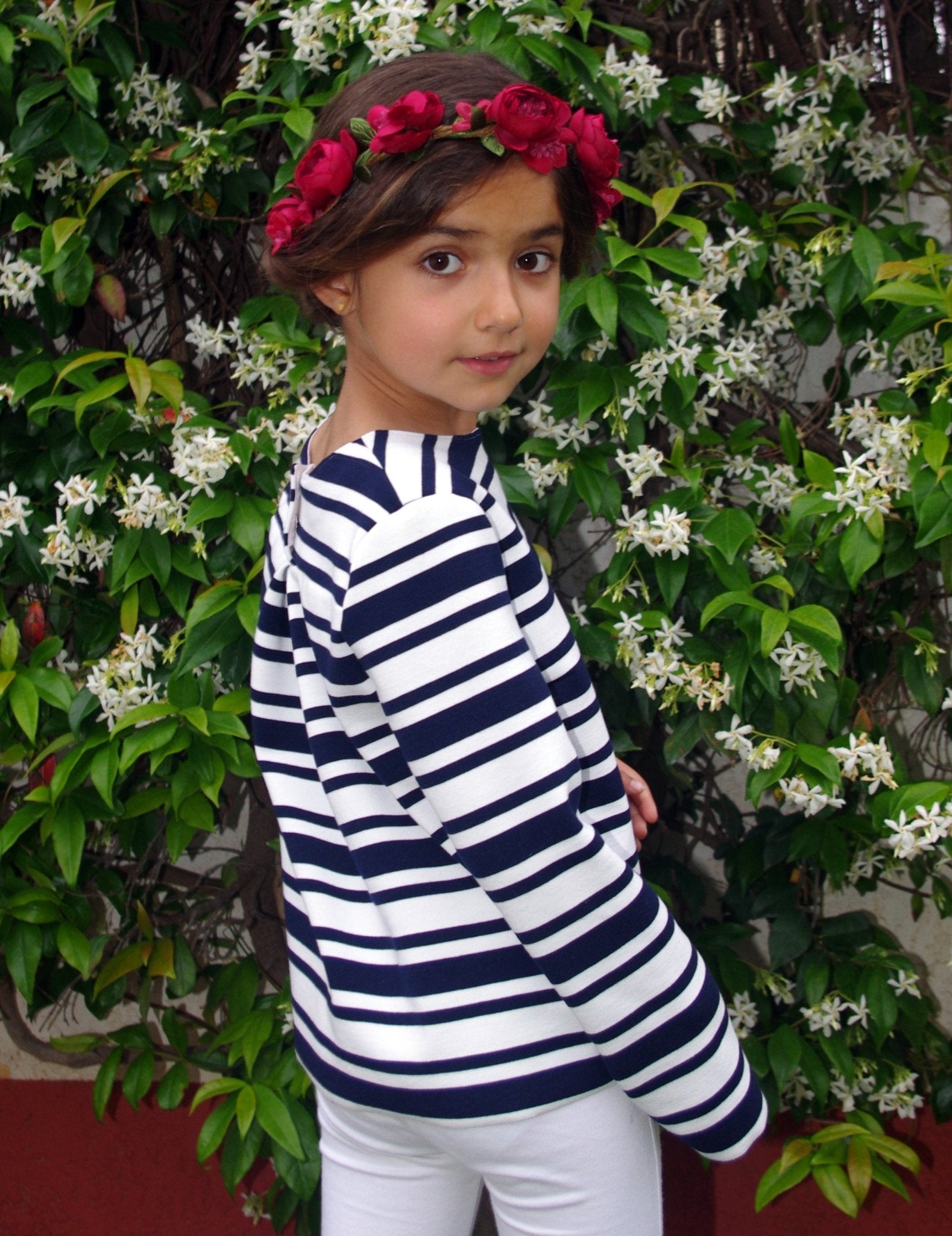 Patron couture blouse fille Miss Violette / PDF (A4, A3, A0, US Letter) - Cadres, Calques par Taille, Vidéoprojection - Maison Fauve