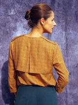Patron couture blouse Rocaille / PDF (A4, A3, A0, US Letter) - Cadres, Calques par Taille, Vidéoprojection - Maison Fauve