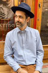 Patron couture chemise homme Sparrow / PDF (A4, A3, A0, US Letter) - Cadres, Calques par Taille, Vidéoprojection - Maison Fauve