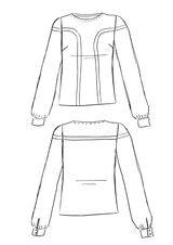 Patron couture gratuit blouse Tribeca / PDF à télécharger - Maison Fauve