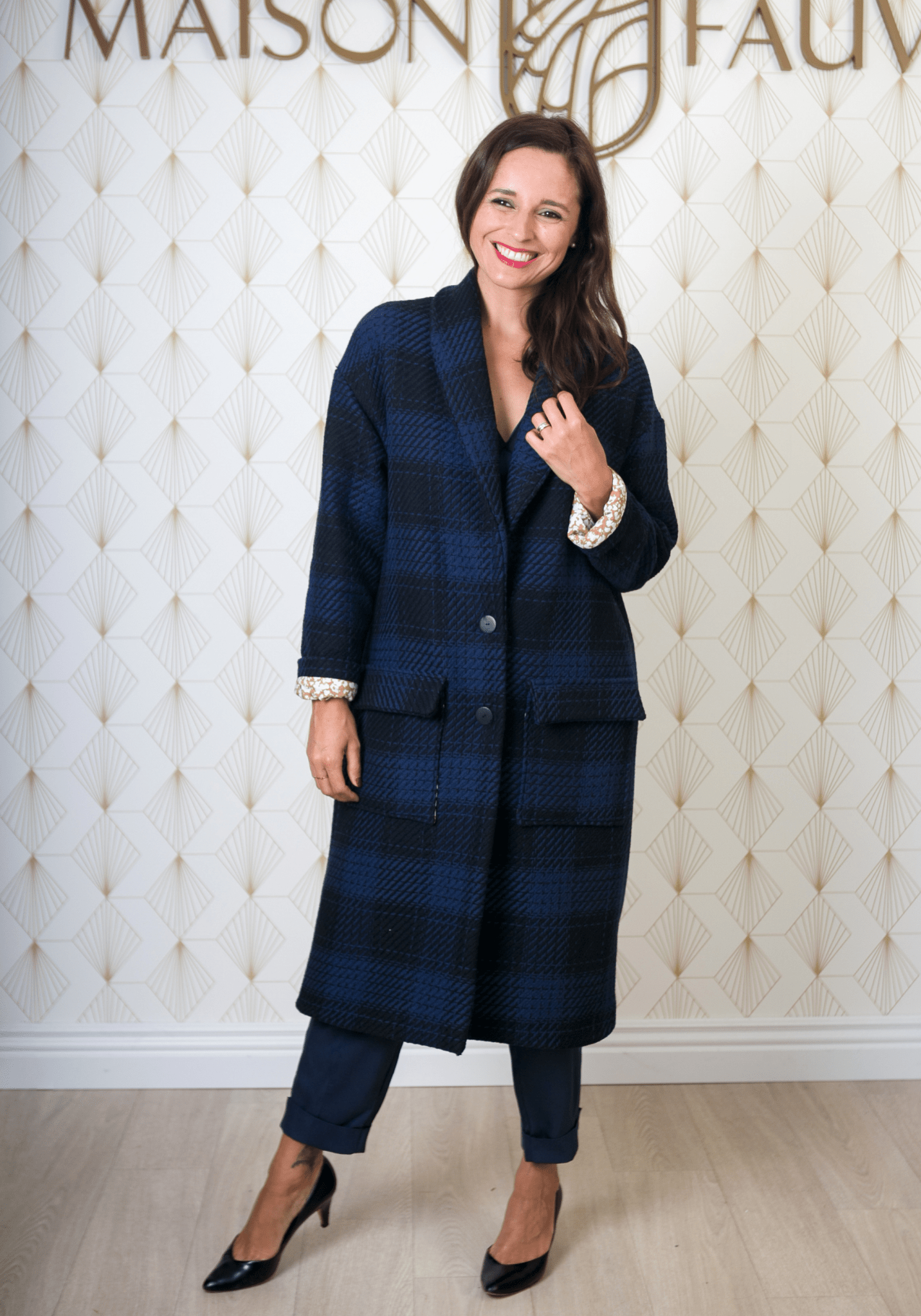 Patron couture manteau Pam / PDF (A4, A3, A0, US Letter) - Cadres, Calques par Taille, Vidéoprojection - Maison Fauve