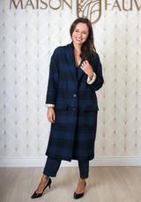 Patron couture manteau Pam / PDF (A4, A3, A0, US Letter) - Cadres, Calques par Taille, Vidéoprojection - Maison Fauve