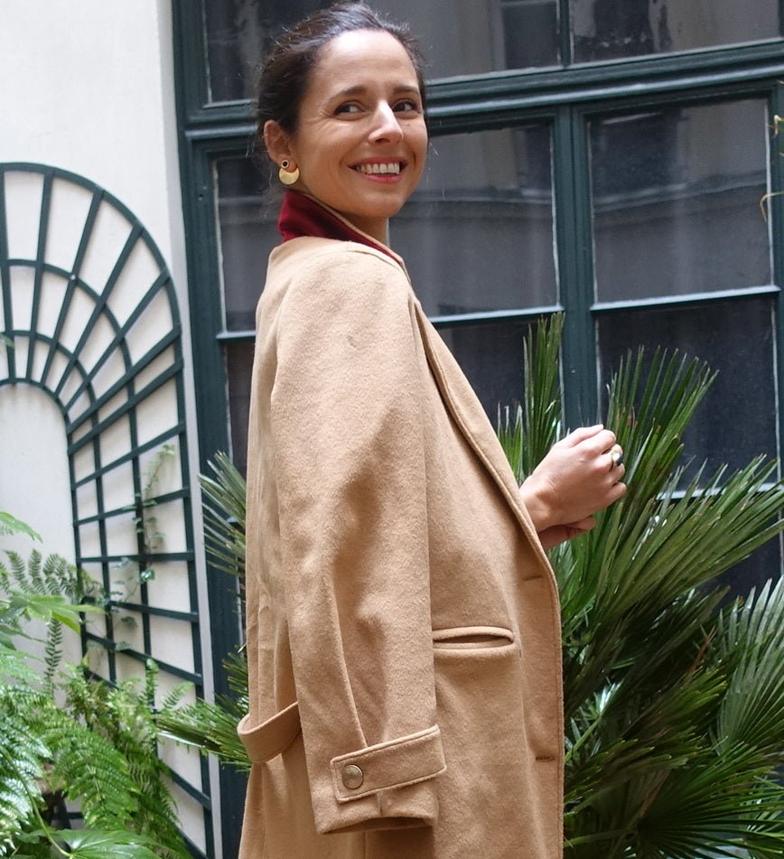 Patron couture manteau Ray / PDF (A4, A3, A0, US Letter) – Tailles 34 à 56 – Cadres, Calques par Taille, Vidéoprojection - Maison Fauve