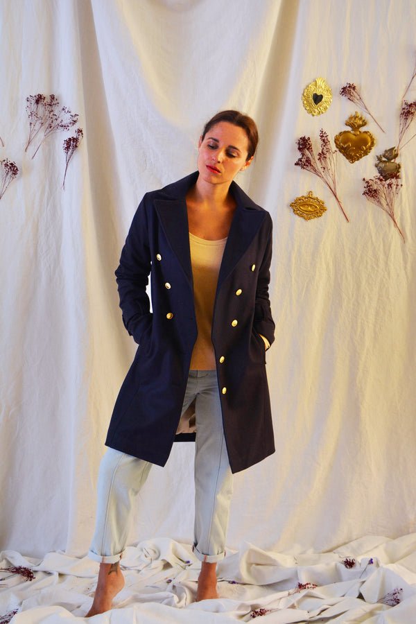 Patron couture manteau, veste Tsar / PDF (A4, A3, A0, US Letter) - Cadres, Calques par Taille, Vidéoprojection - Maison Fauve