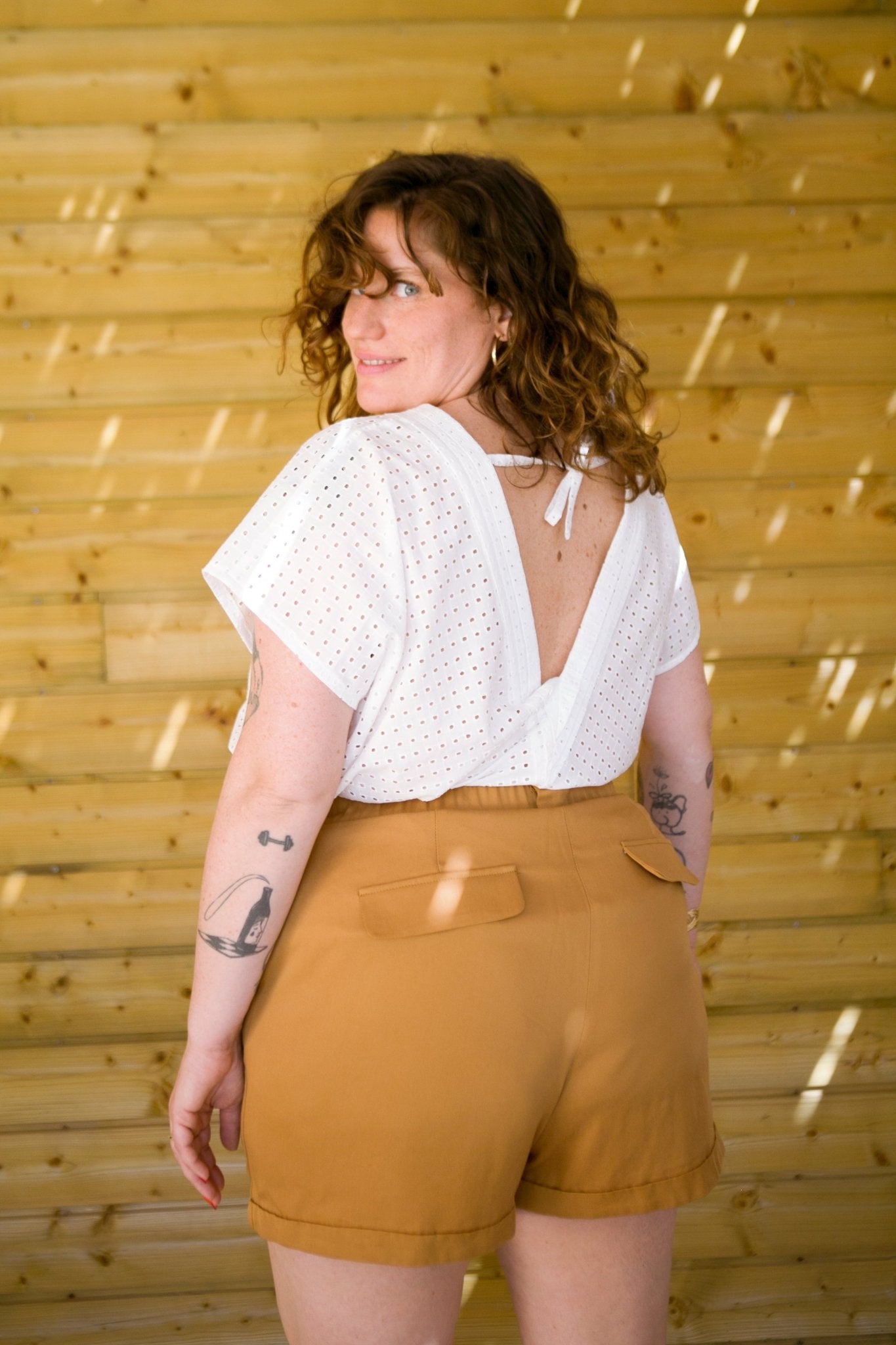 Patron couture pantalon, short Bélem / PDF (A4, A3, A0, US Letter) - Cadres, Calques par Taille, Vidéoprojection - Maison Fauve