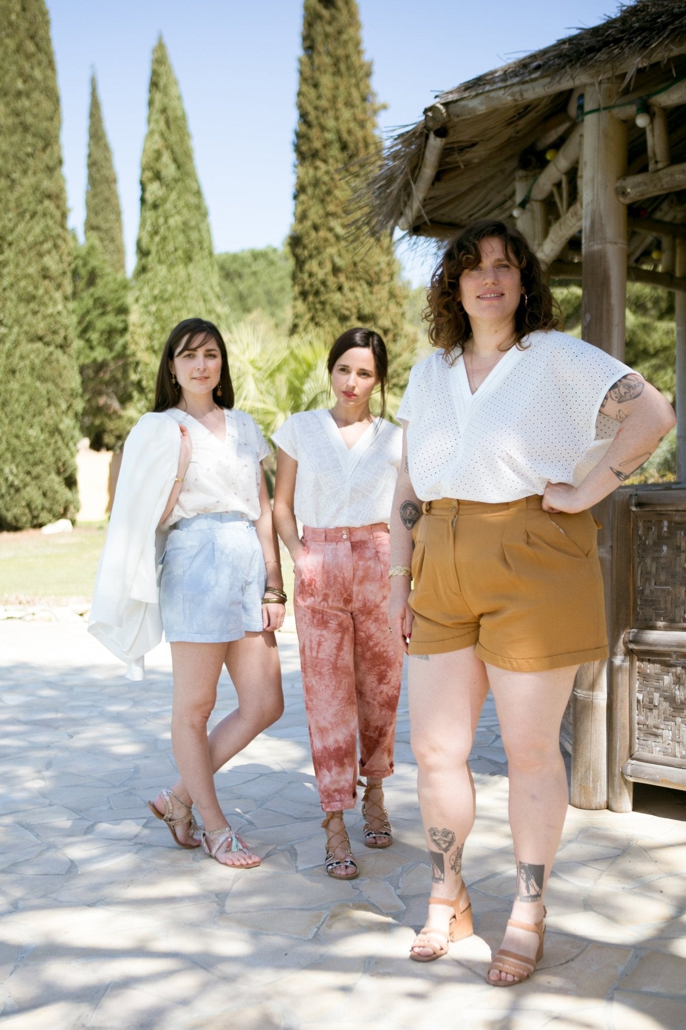 Patron couture pantalon, short Bélem / PDF (A4, A3, A0, US Letter) - Cadres, Calques par Taille, Vidéoprojection - Maison Fauve