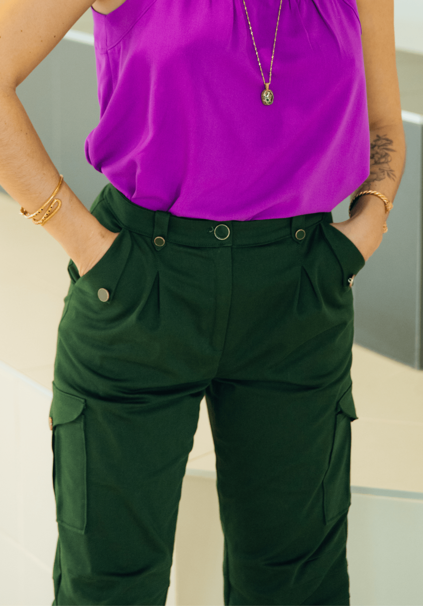 Patron couture pantalon Tremplin / PDF (A4, A3, A0, US Letter) - Cadres, Calques par Taille, Vidéoprojection - Maison Fauve