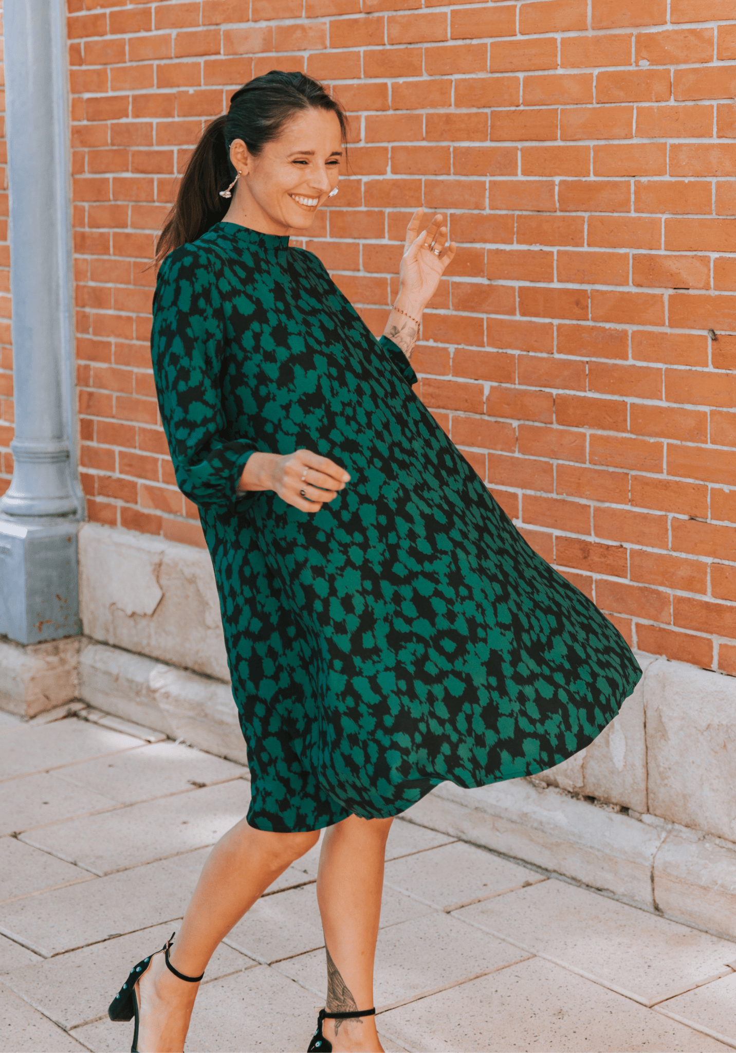 Patron couture robe, blouse Mia / PDF (A4, A3, A0, US Letter) - Cadres, Calques par Taille, Vidéoprojection - Maison Fauve