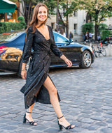 Patron couture robe portefeuille longue Tamara / PDF (A4, A3, A0, US Letter) – Tailles 34 à 56 – Cadres, Calques par Taille, Vidéoprojection - Maison Fauve