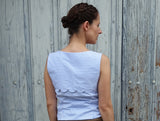 Patron couture robe, top à festons Bloom / PDF (A4, A3, A0, US Letter) - Cadres, Calques par Taille, Vidéoprojection - Maison Fauve