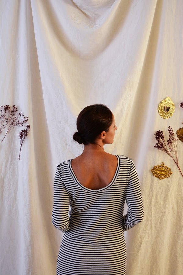 Patron couture robe, top en maille Ludmilla / PDF (A4, A3, A0, US Letter) - Cadres, Calques par Taille, Vidéoprojection - Maison Fauve
