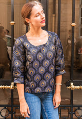 Patron couture robe, top Niki / PDF (A4, A3, A0, US Letter) – Tailles 34 à 56 – Cadres, Calques par Taille, Vidéoprojection - Maison Fauve