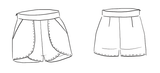Patron couture short Pippa / PDF (A4, A3, A0, US Letter) - Cadres, Calques par Taille, Vidéoprojection - Maison Fauve