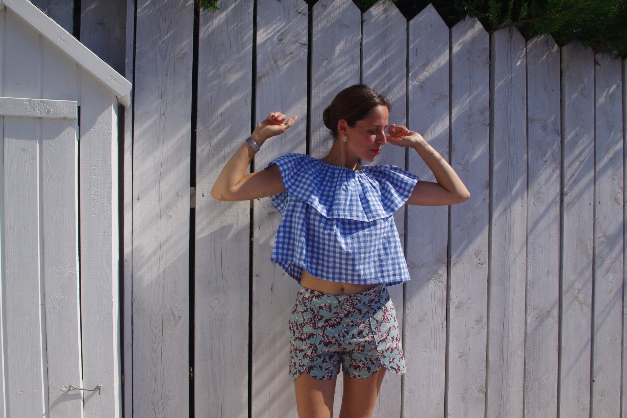 Patron couture short Pippa / PDF (A4, A3, A0, US Letter) - Cadres, Calques par Taille, Vidéoprojection - Maison Fauve