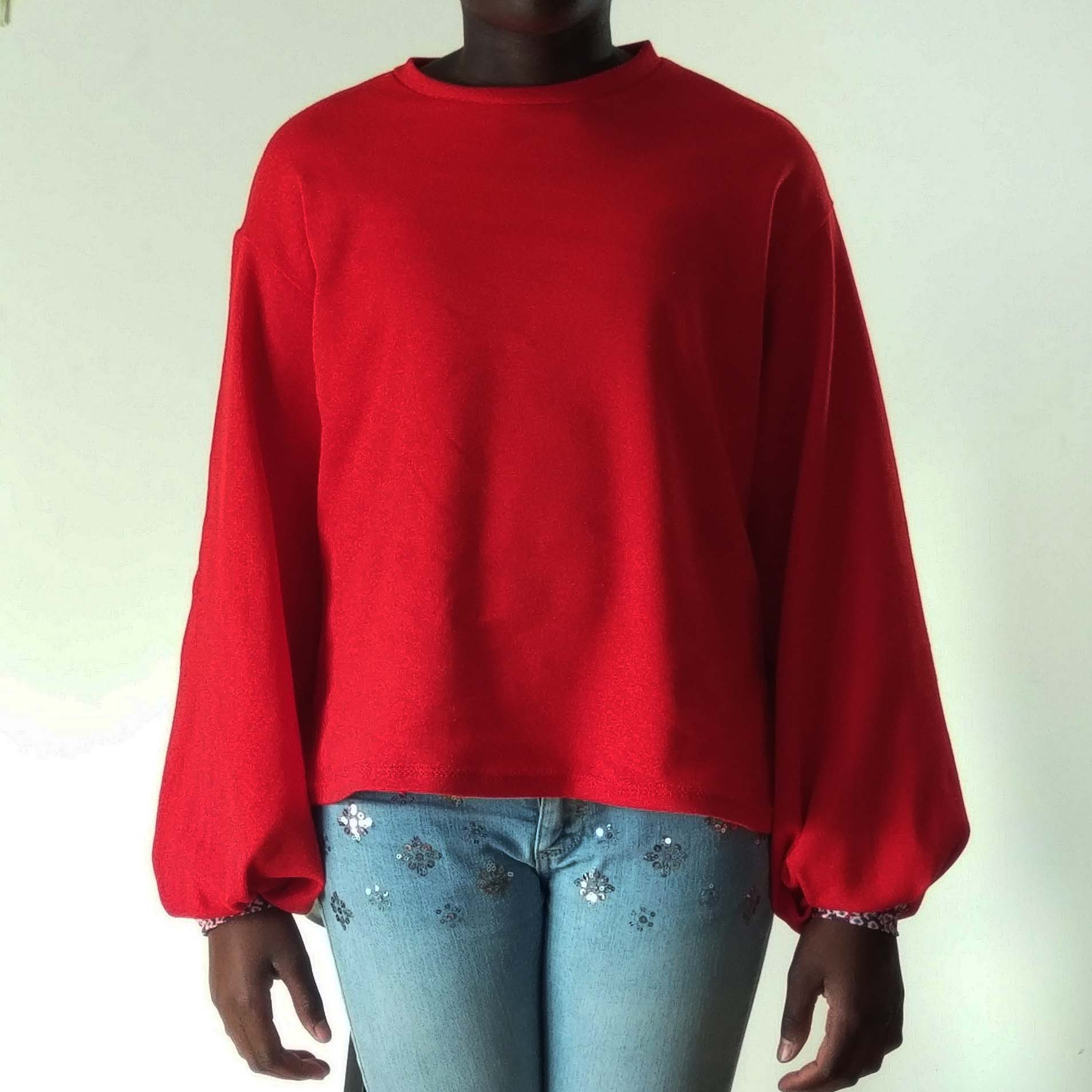 Patron couture sweat enfant Miss Granite / PDF (A4, A3, A0, US Letter) - Cadres, Calques par Taille, Vidéoprojection - Maison Fauve