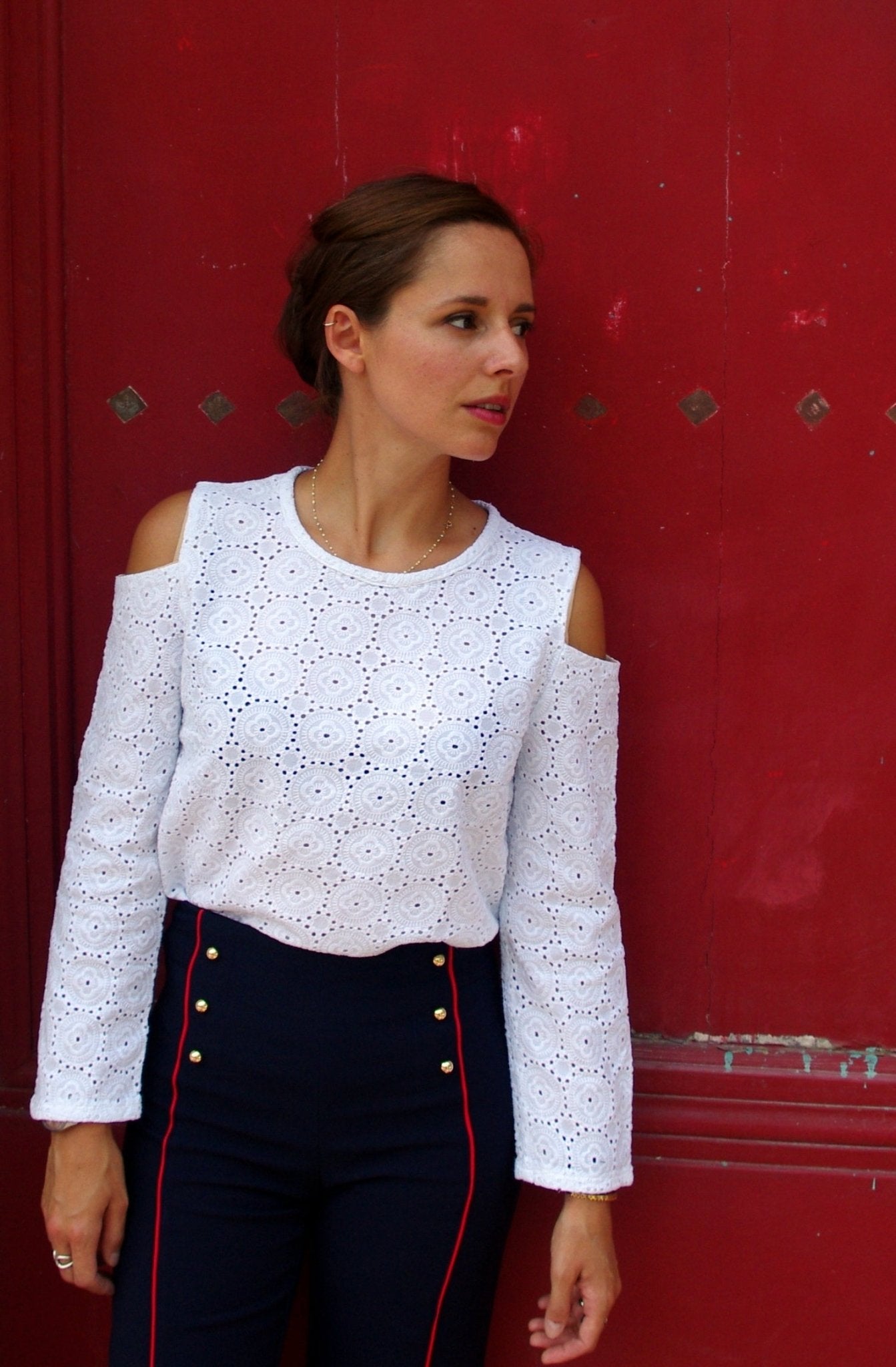 Patron couture top Balmoral / PDF (A4, A3, A0, US Letter) – Tailles 34 à 56 – Cadres, Calques par Taille, Vidéoprojection - Maison Fauve