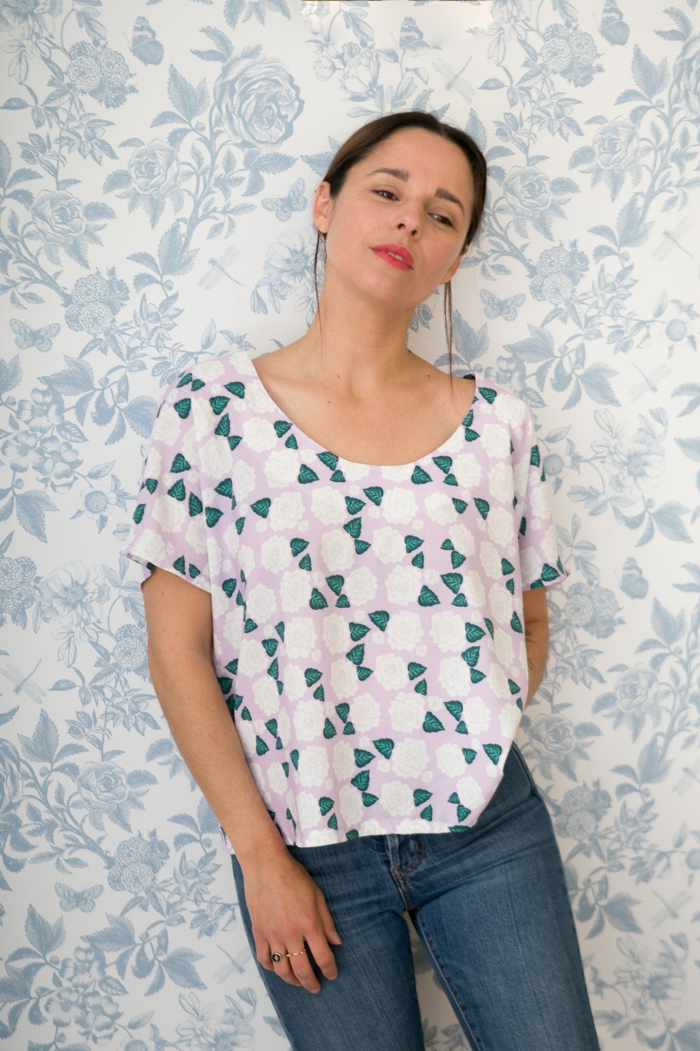 Patron couture top Palma / PDF (A4, A3, A0, US Letter) - Cadres, Calques par Taille, Vidéoprojection - Maison Fauve