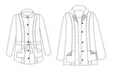 Patron couture veste Criollo / PDF (A4, A3, A0, US Letter) - Cadres, Calques par Taille, Vidéoprojection - Maison Fauve