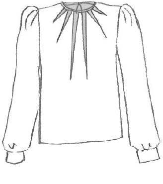 Patron robe, blouse Zénith / PDF (A4, A3, A0, US Letter) - Cadres, Calques par Taille, Vidéoprojection - Maison Fauve