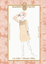 Patron robe chemise Atlas / Patron pochette - Maison Fauve