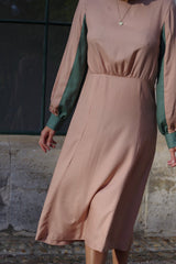 Patron robe longue Sonia / PDF (A4, A3, A0, US Letter) - Cadres, Calques par Taille, Vidéoprojection - Maison Fauve
