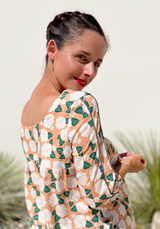 Sewing pattern blouse, Panama top / PDF (A4, A3, A0, US Letter) - Frames, Layers by Size, Video projection