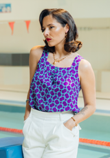 Patron couture top Salto / PDF (A4, A3, A0, US Letter) - Cadres, Calques par Taille, Vidéoprojection